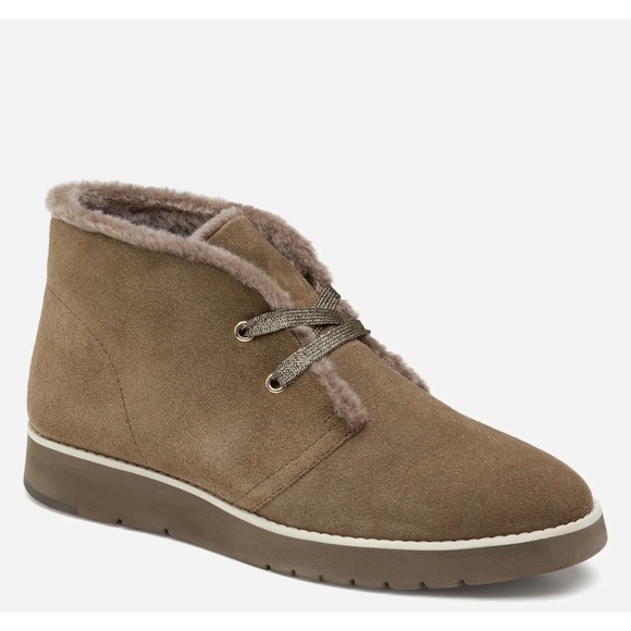 Johnston & Murphy Peyton Boot Waterproof English Oiled Suede Taupe Size 8 US NEW - Picture 1 of 8